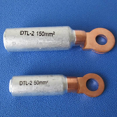 铜电缆接头供应商_DTL-2 高压铜管裸端子