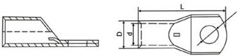 自锁式尼龙扎带制造商介绍_SC-JGY 铜接线端子外形图